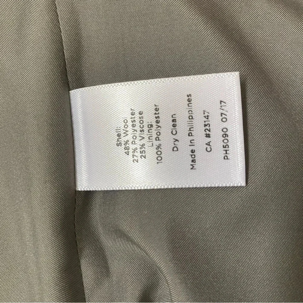 Talbots Womens Wool Blend A-Line Skirt Size 6